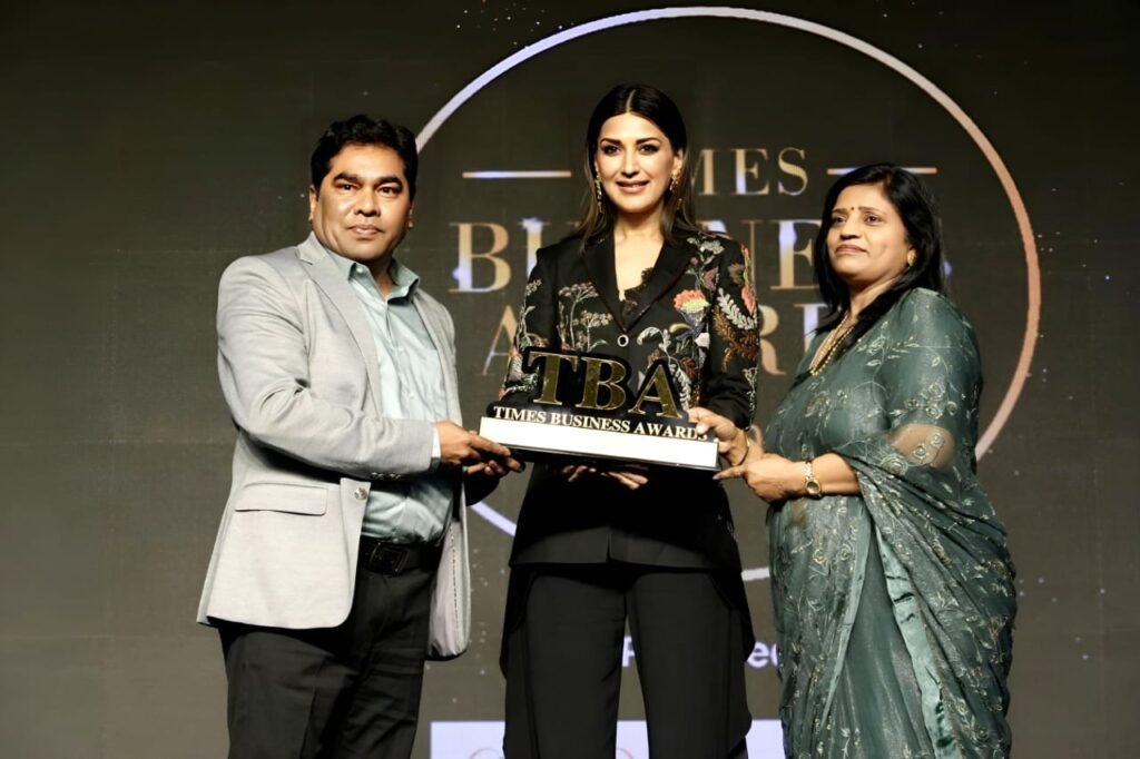 Mr. Manoj Gupta have awarded by Times Of India