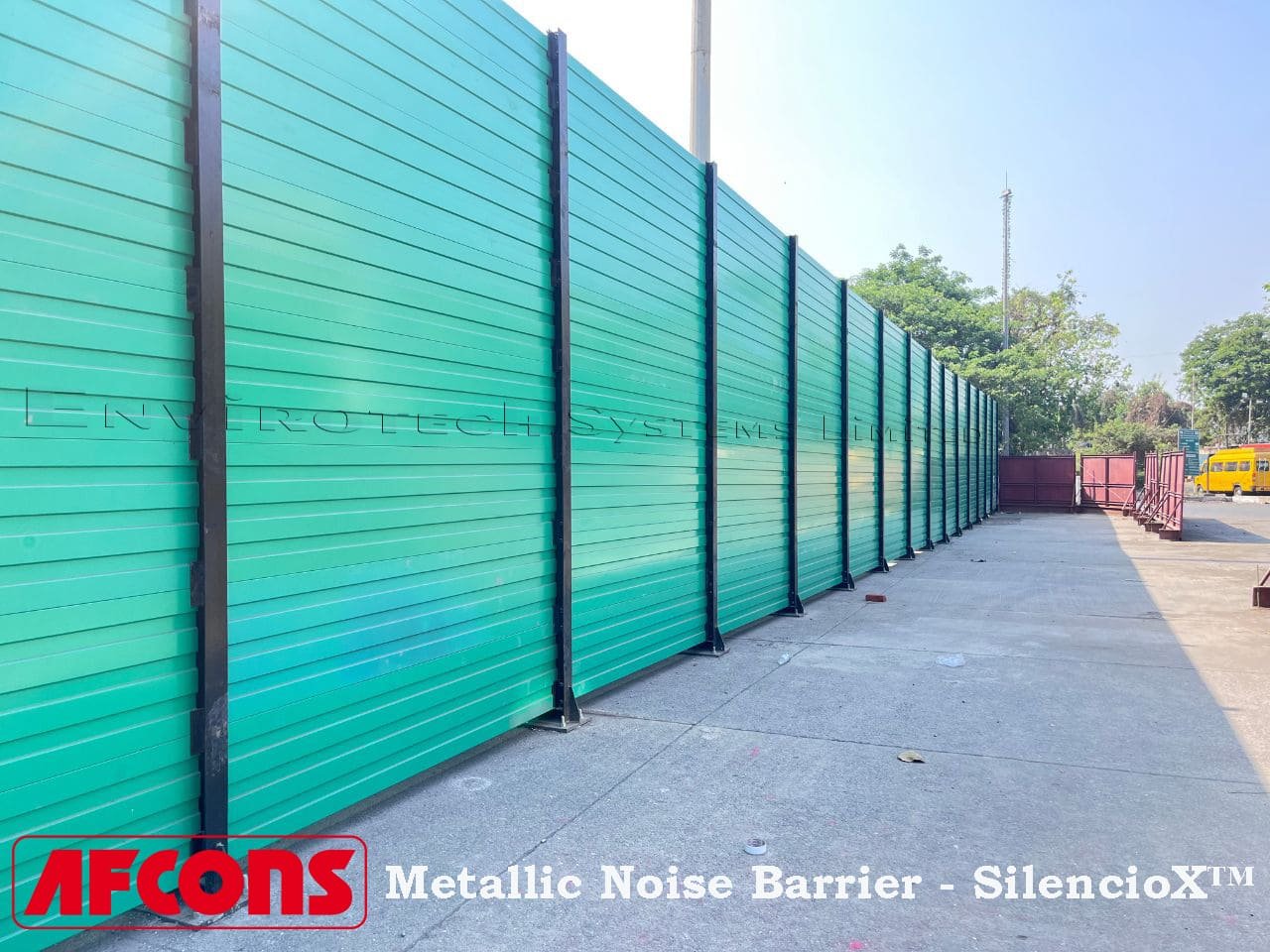 Metallic Noise Barrier