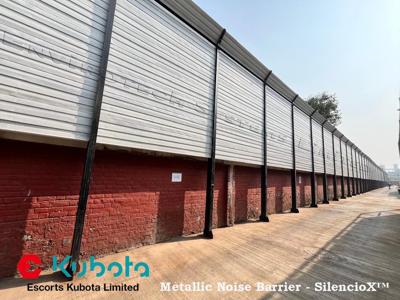 Metallic Noise Barrier